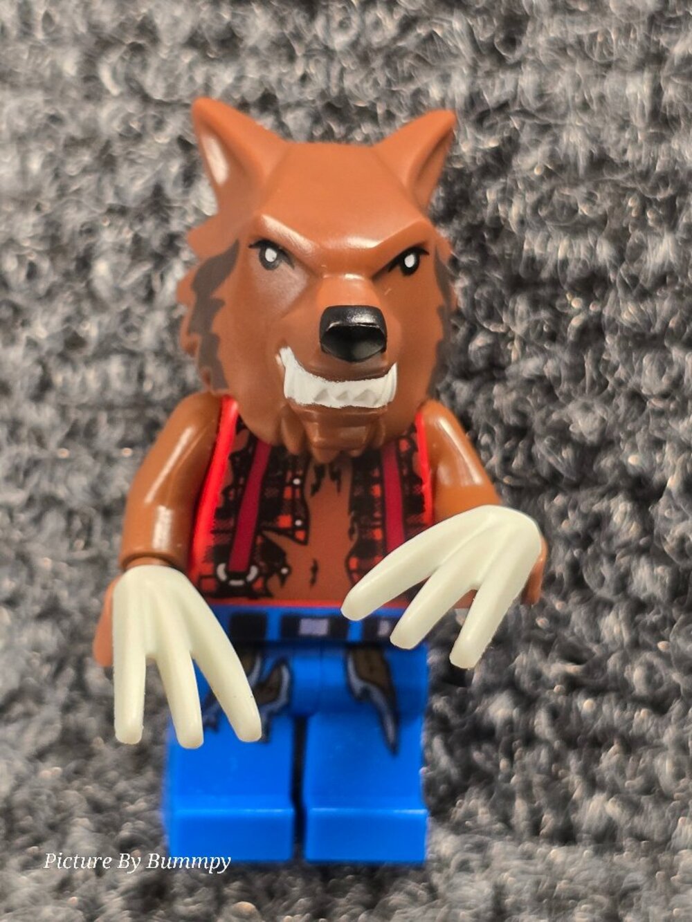 LEGO Werewolf minifigure, specifically from the Monster Fighters theme.
